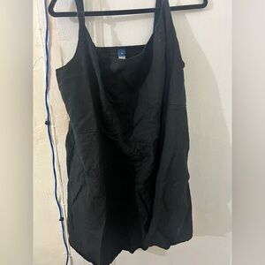 Old Navy Black Mini linen Dress